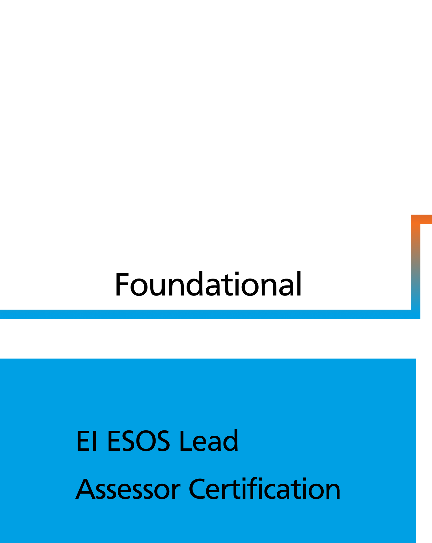 EI ESOS Lead Assessor Certification