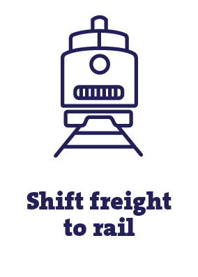Shift freight to rail