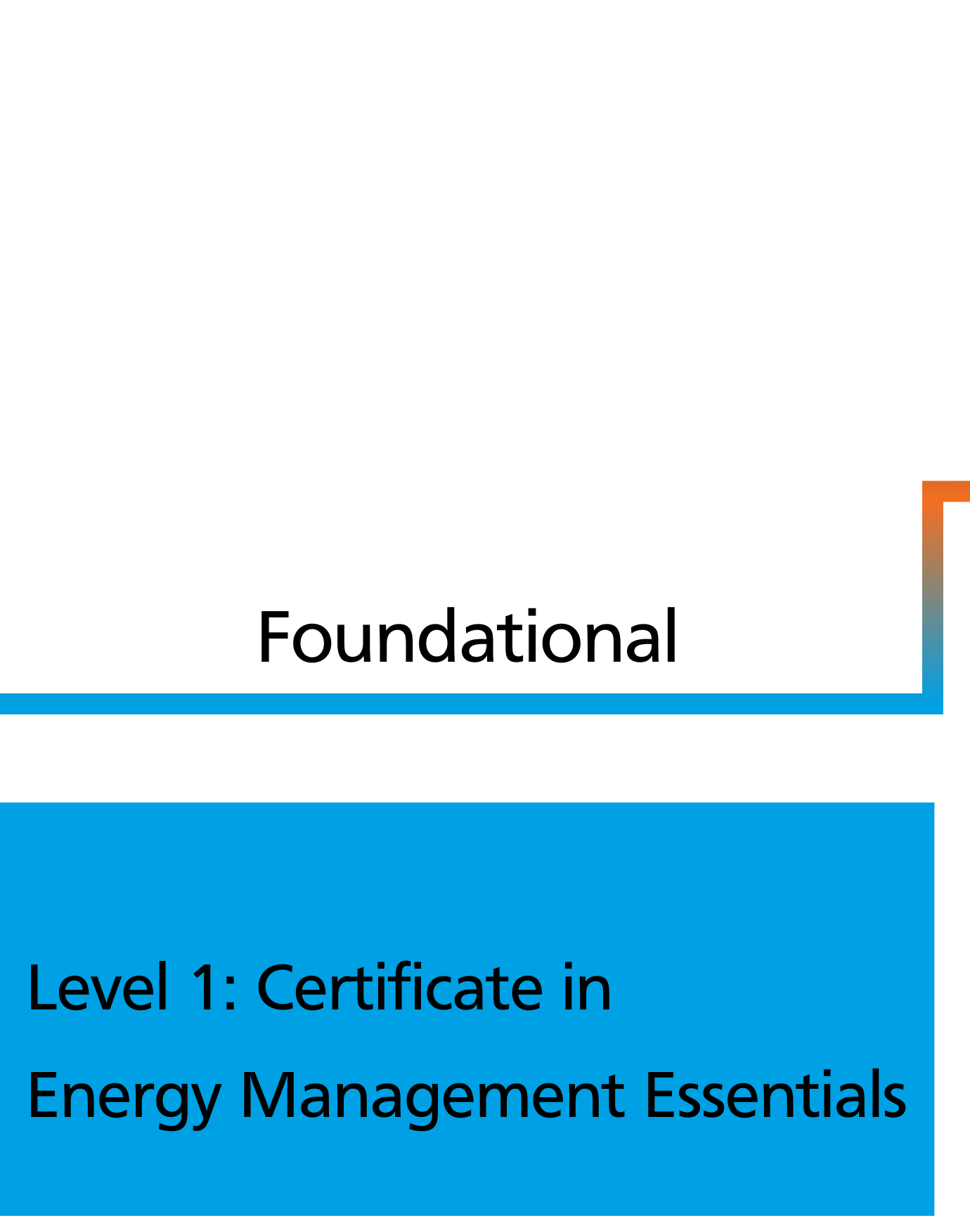 Level 1: Certificate in Energy Management Essentials