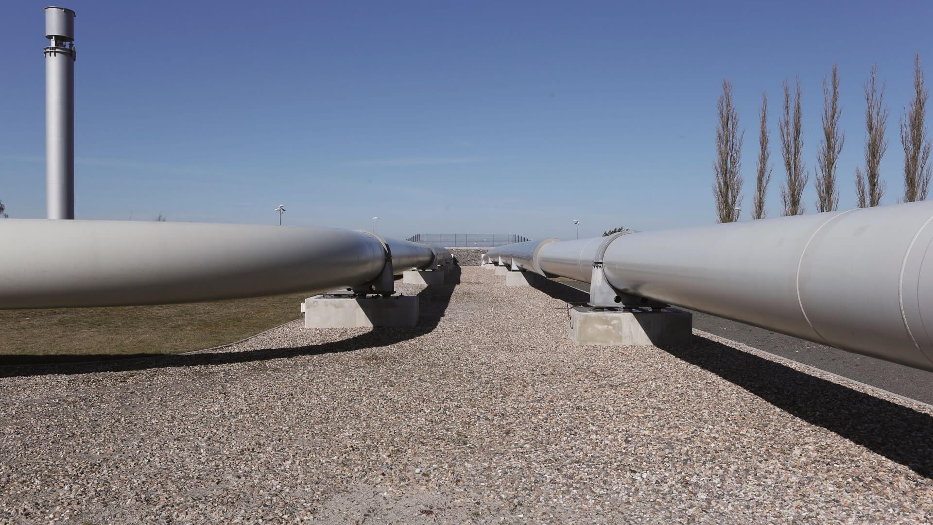 landfall of gas pipeline