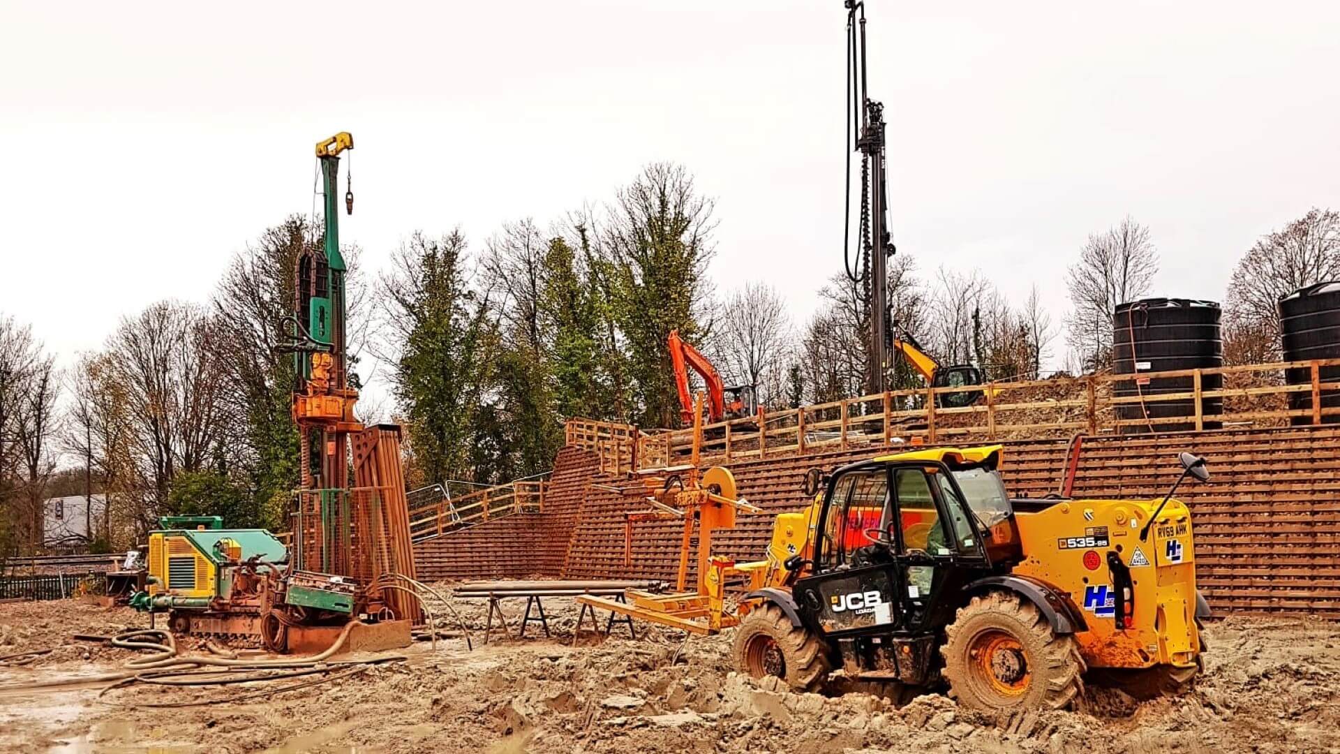 Drilling boreholes for ground source heat pumps in Bristol