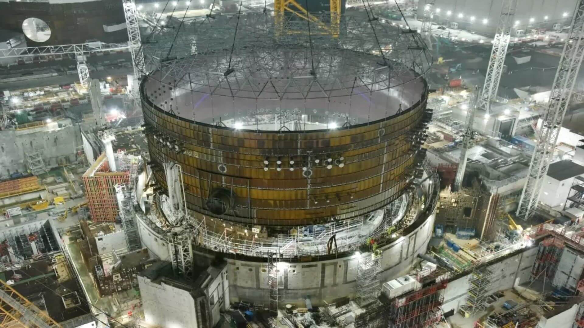 EDF's Hinkley Point C under construction in Somerset last year