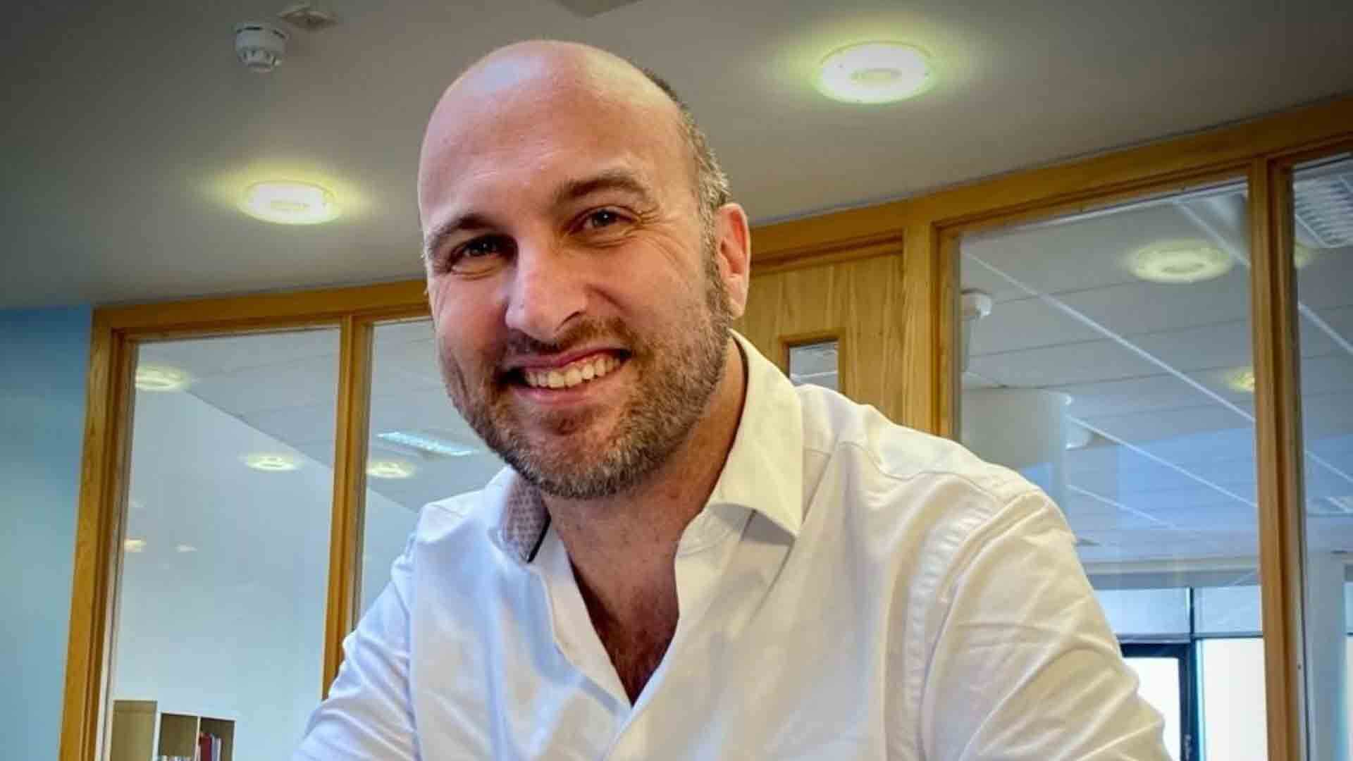 Head and shoulders shot of Dan Cook, Chief Executive, Active Building Centre