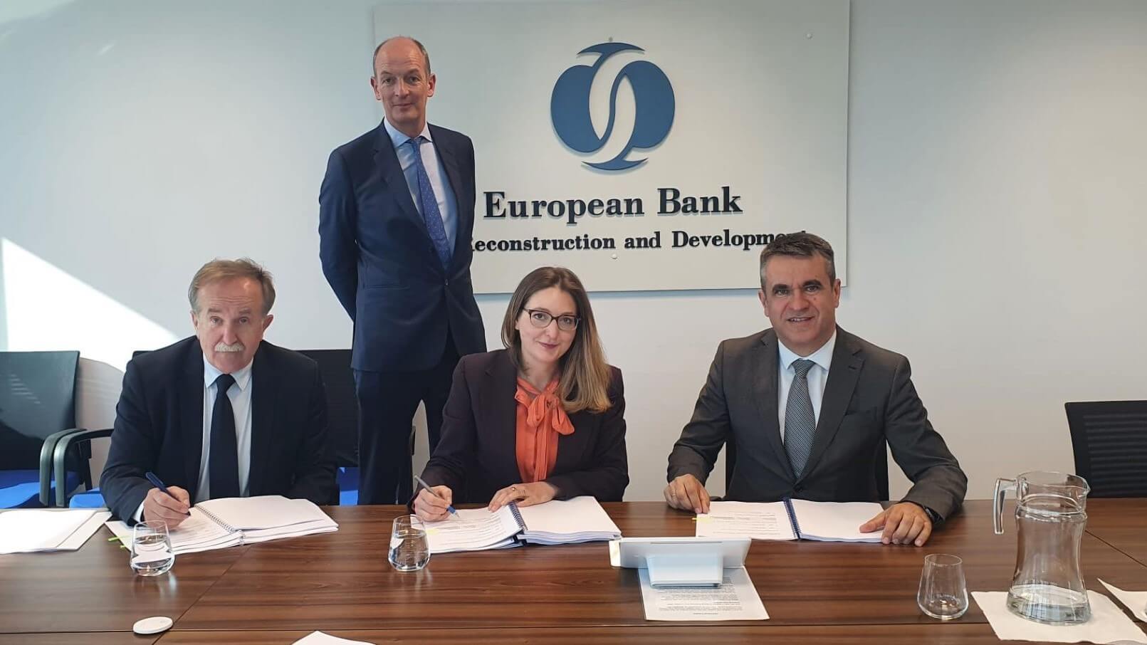 Signing of the €20mn EBRD loan agreement