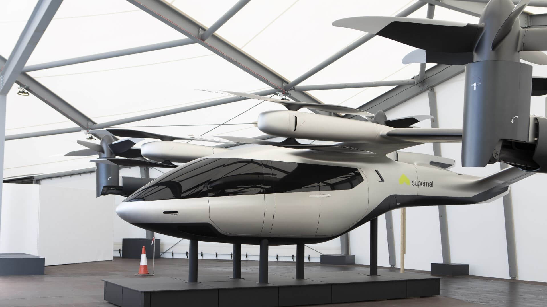 Life size model of SA1 Supernal Air Taxi concept