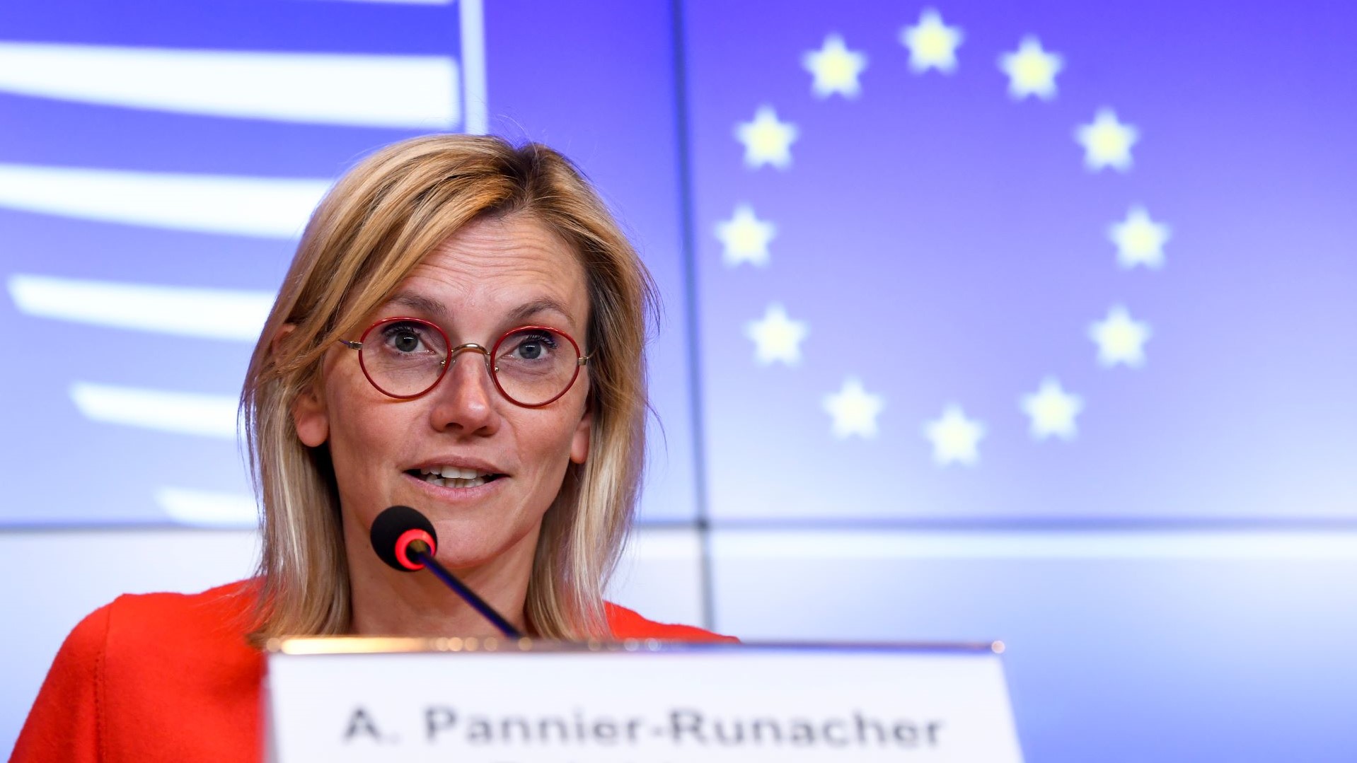 Agnès Pannier-Runacher, Minister for Energy Transition in France, speaking as the European Council announced higher targets for renewables and energy efficiency 