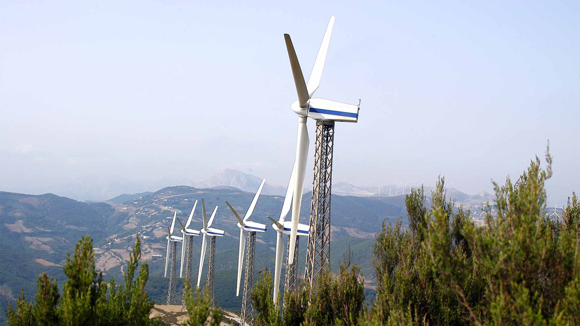 Wind turbines in Morocco