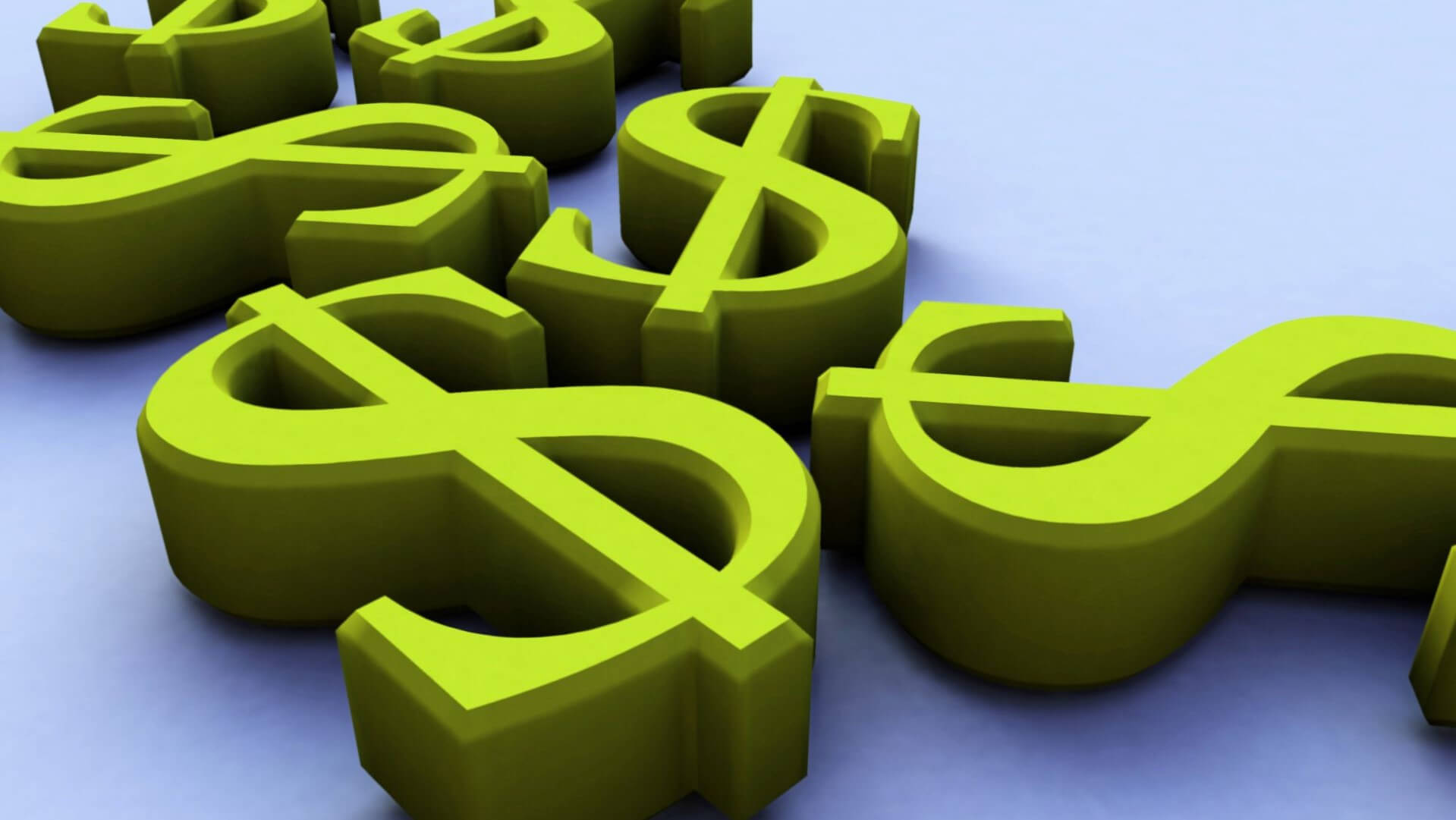 Graphic of dollar signs