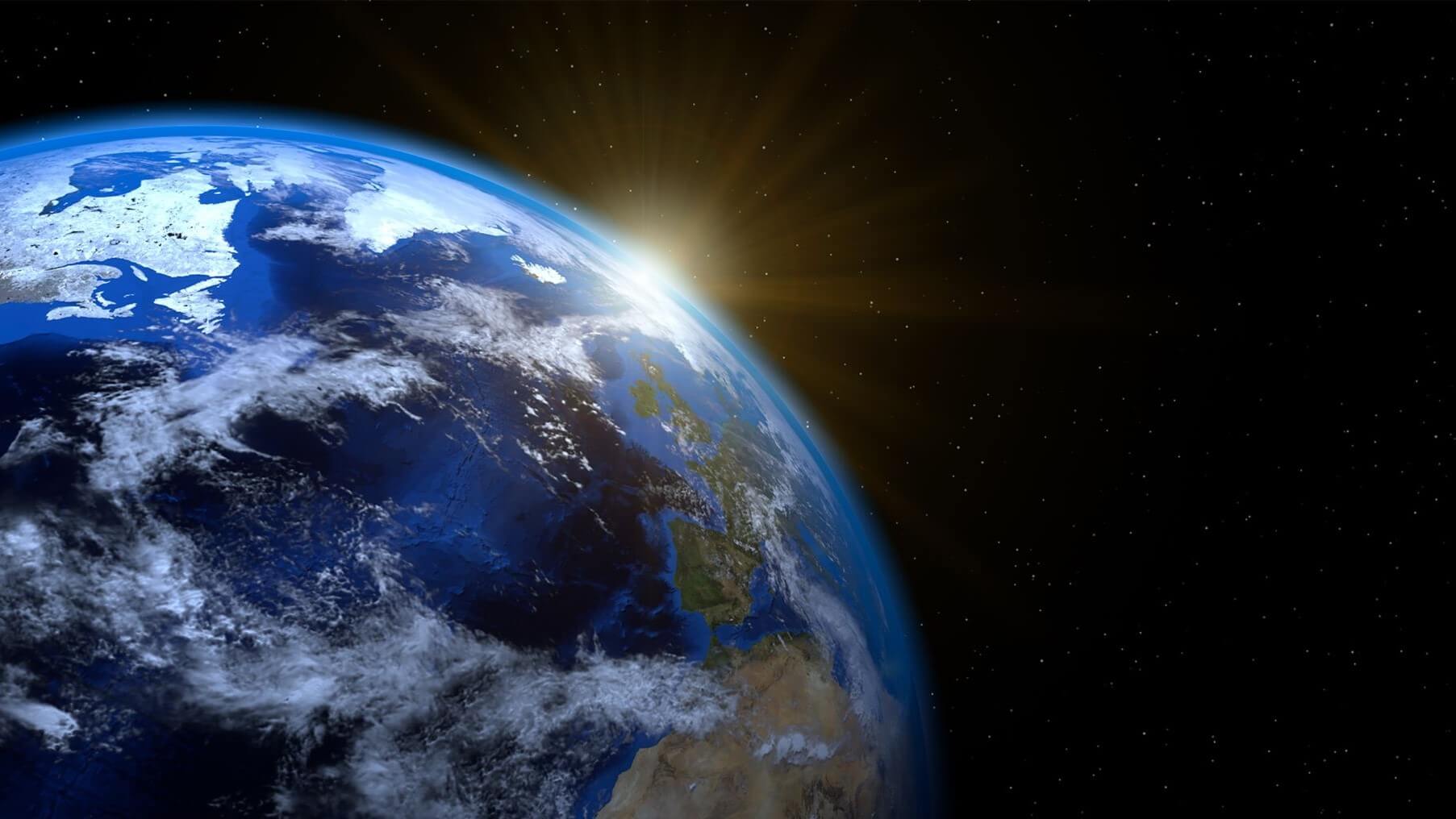 View of Earth from space