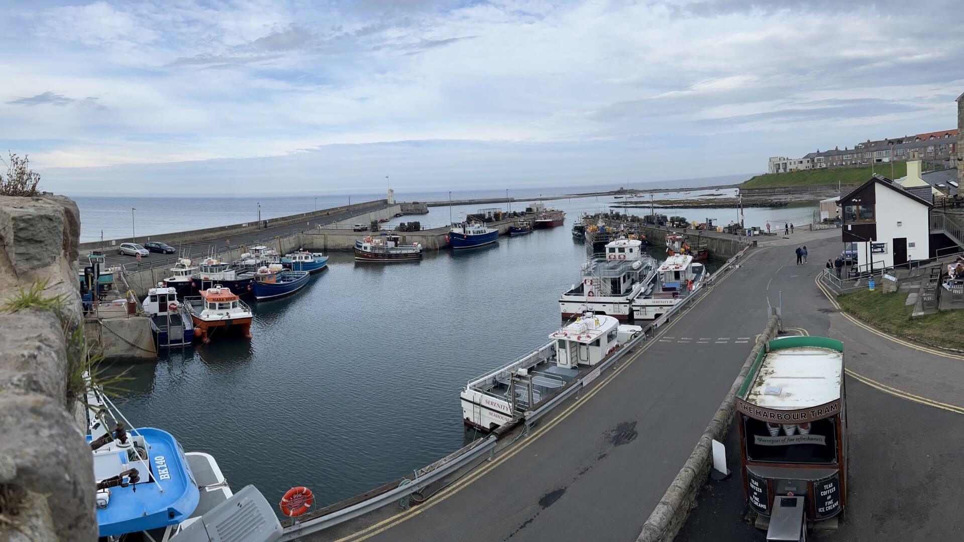 Seahouses Harbour in Northumberland