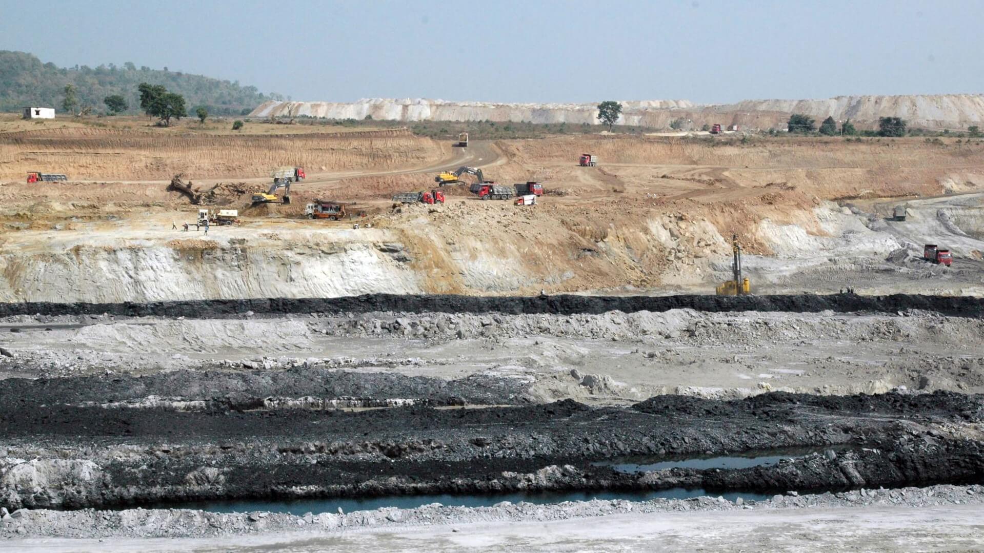 A coal mine in India