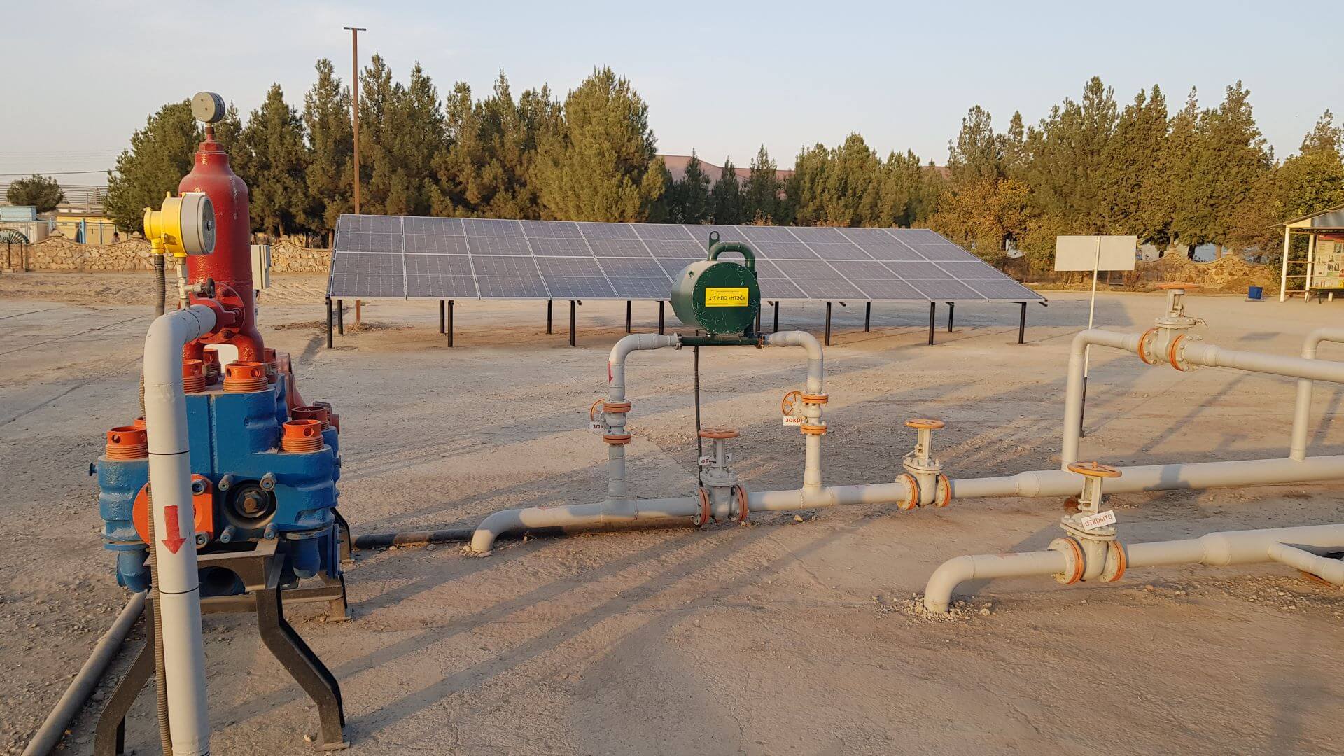 Ground mounted solar panels 