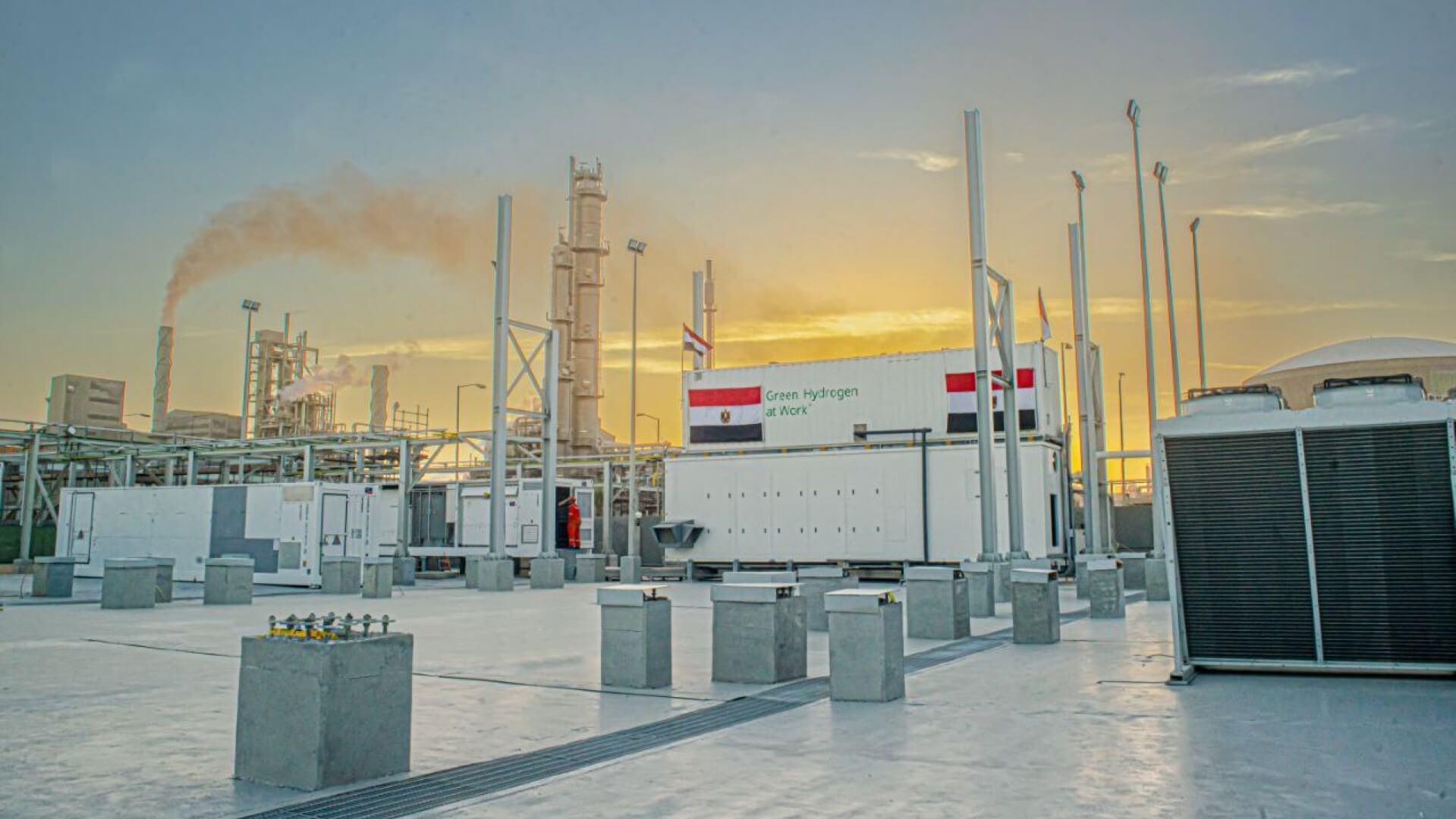 Exterior shot of Scatec plant