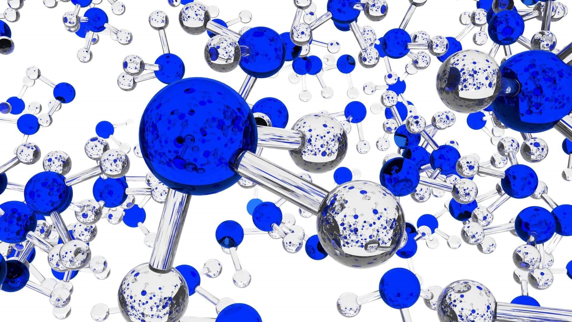 Graphic of ammonia molecules