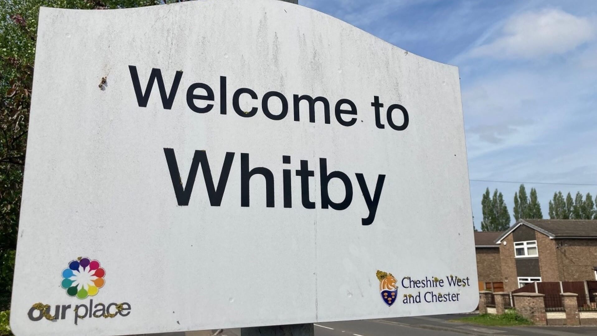 Whitby town sign