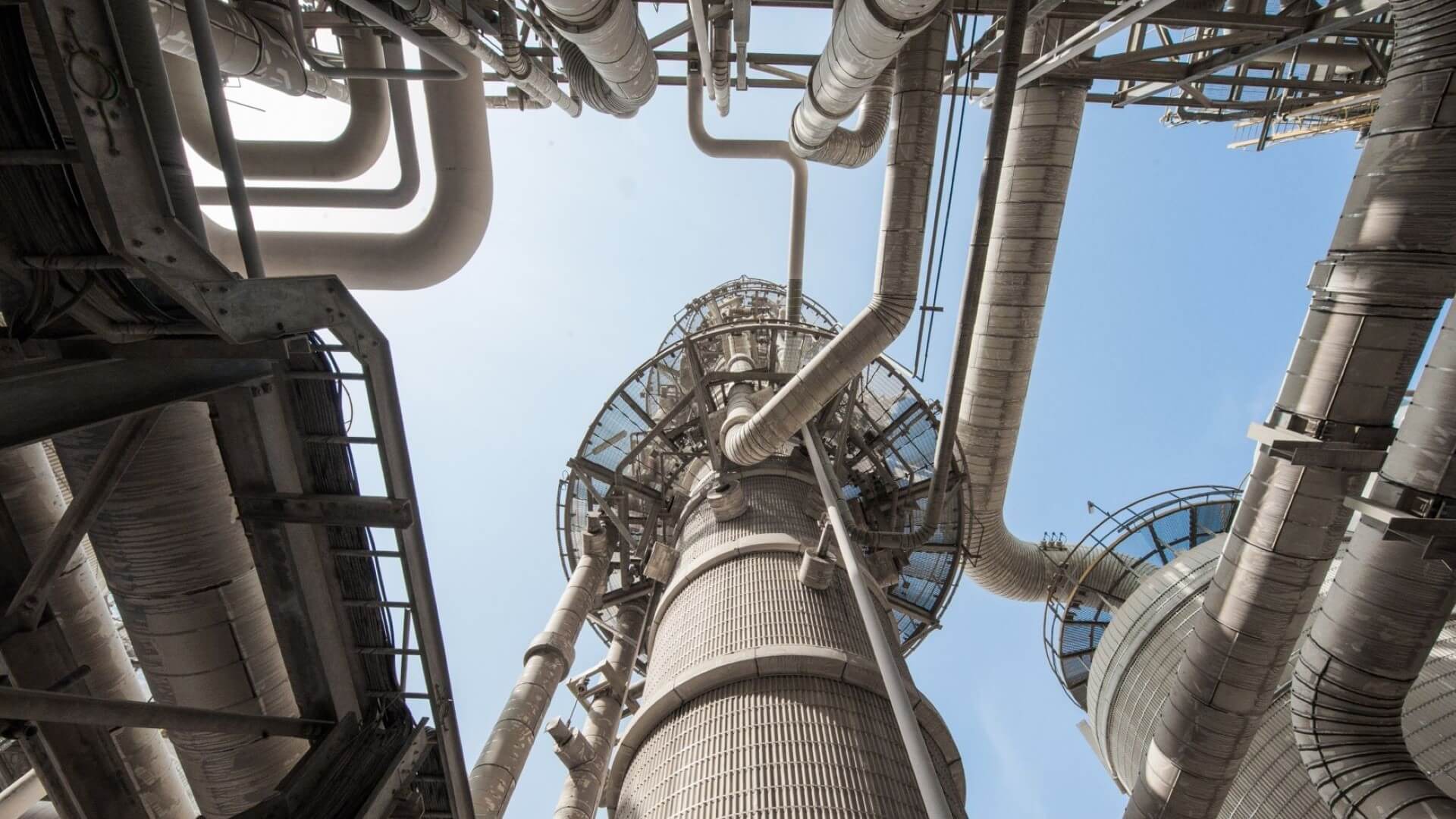 Exterior shot of petrochemicals site