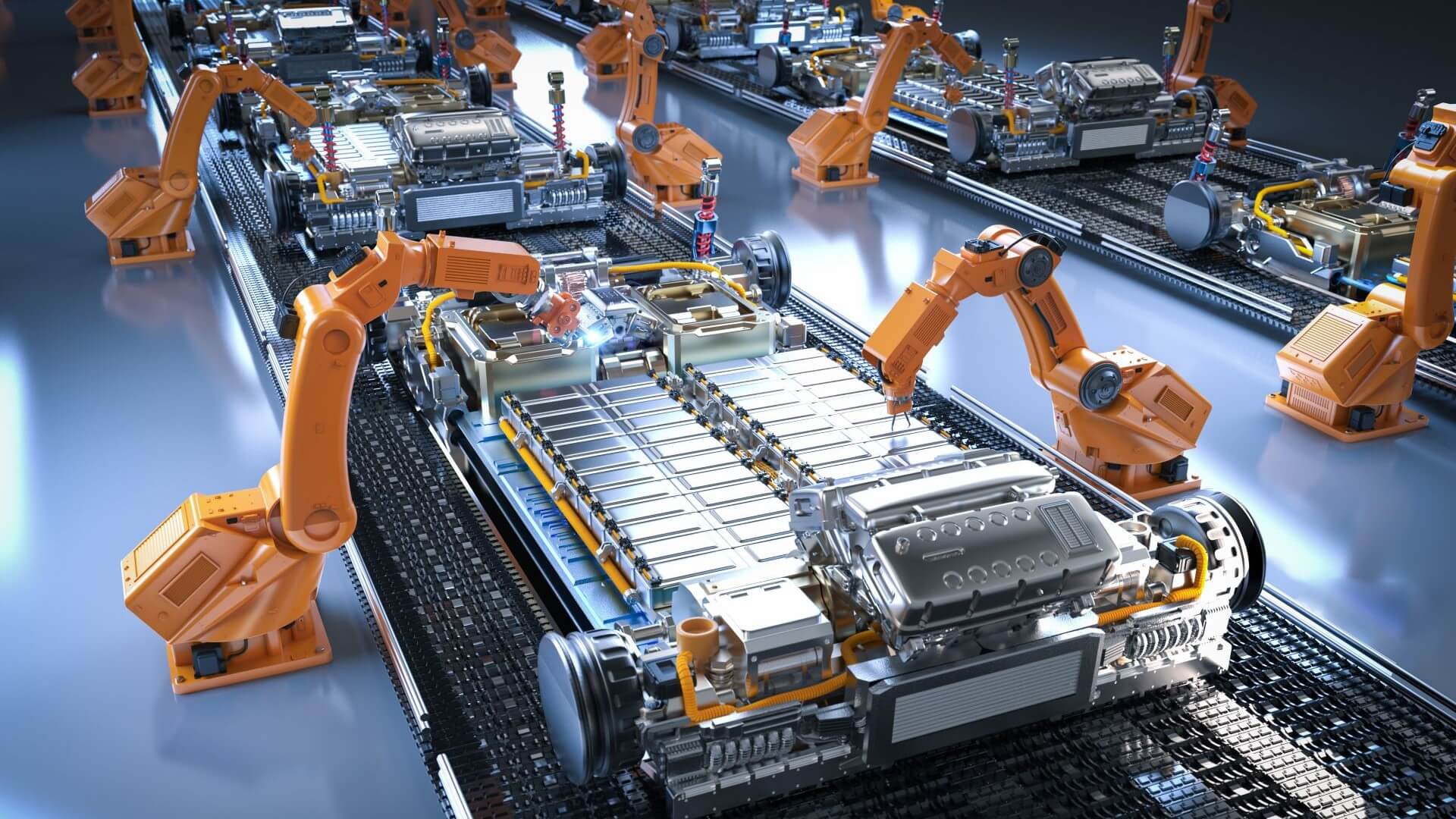 EV battery production line
