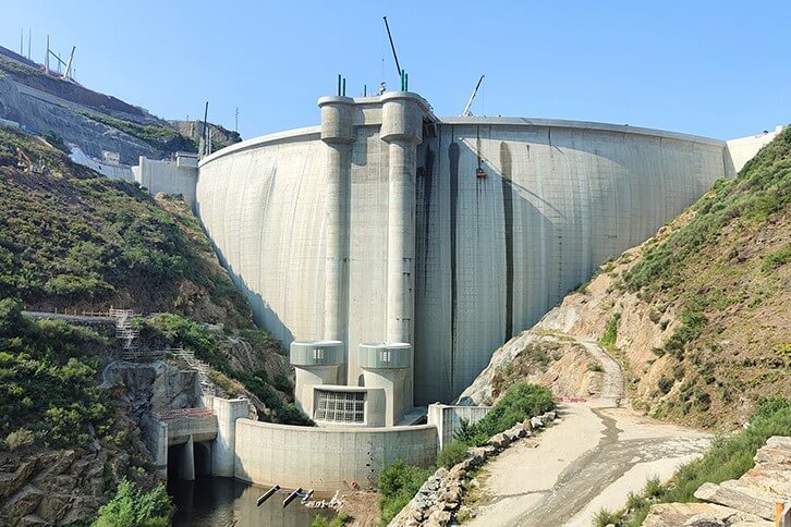 View of Alto Tâmega dam