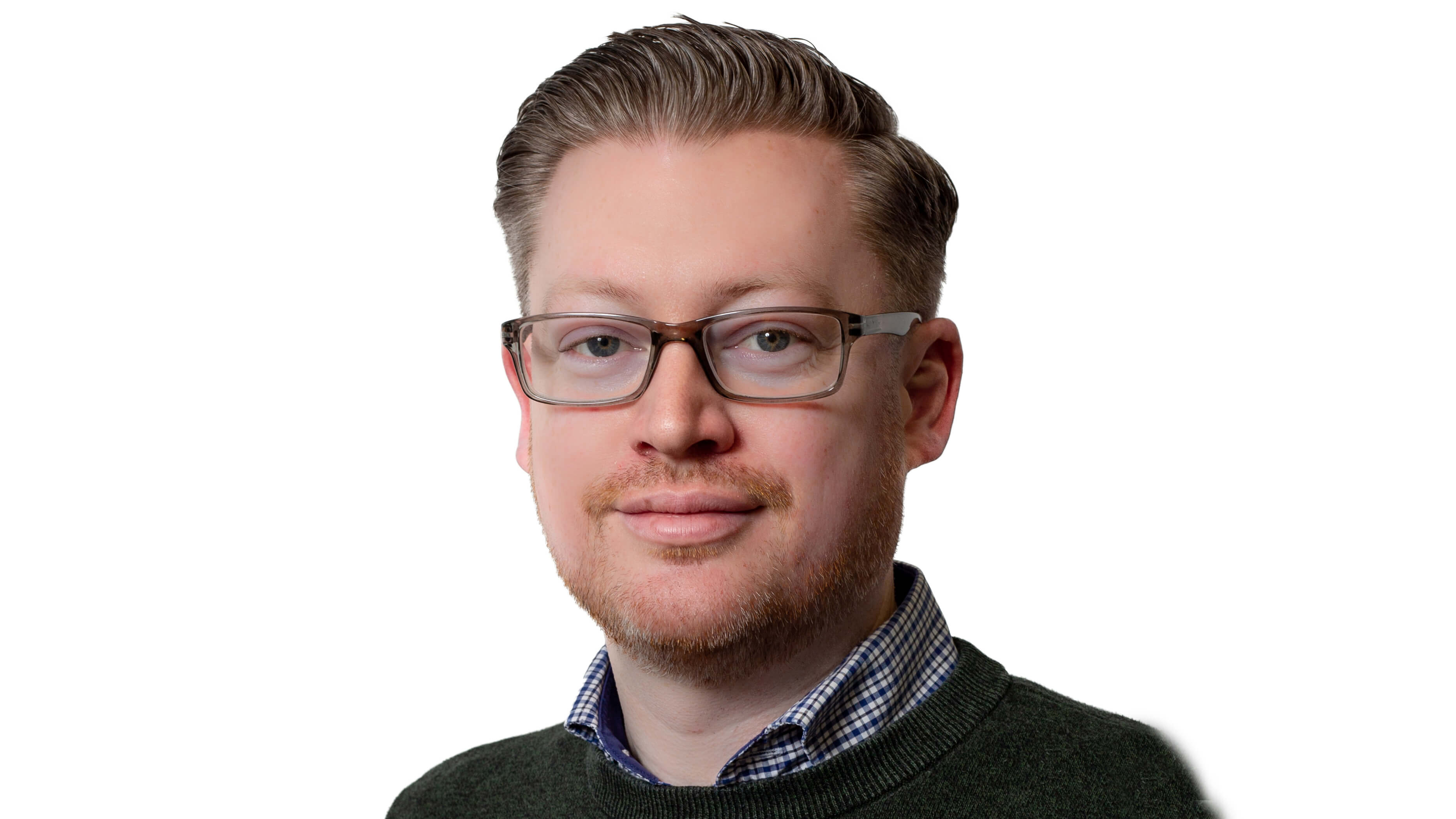 Head and shoulders photo of Damian Dowling