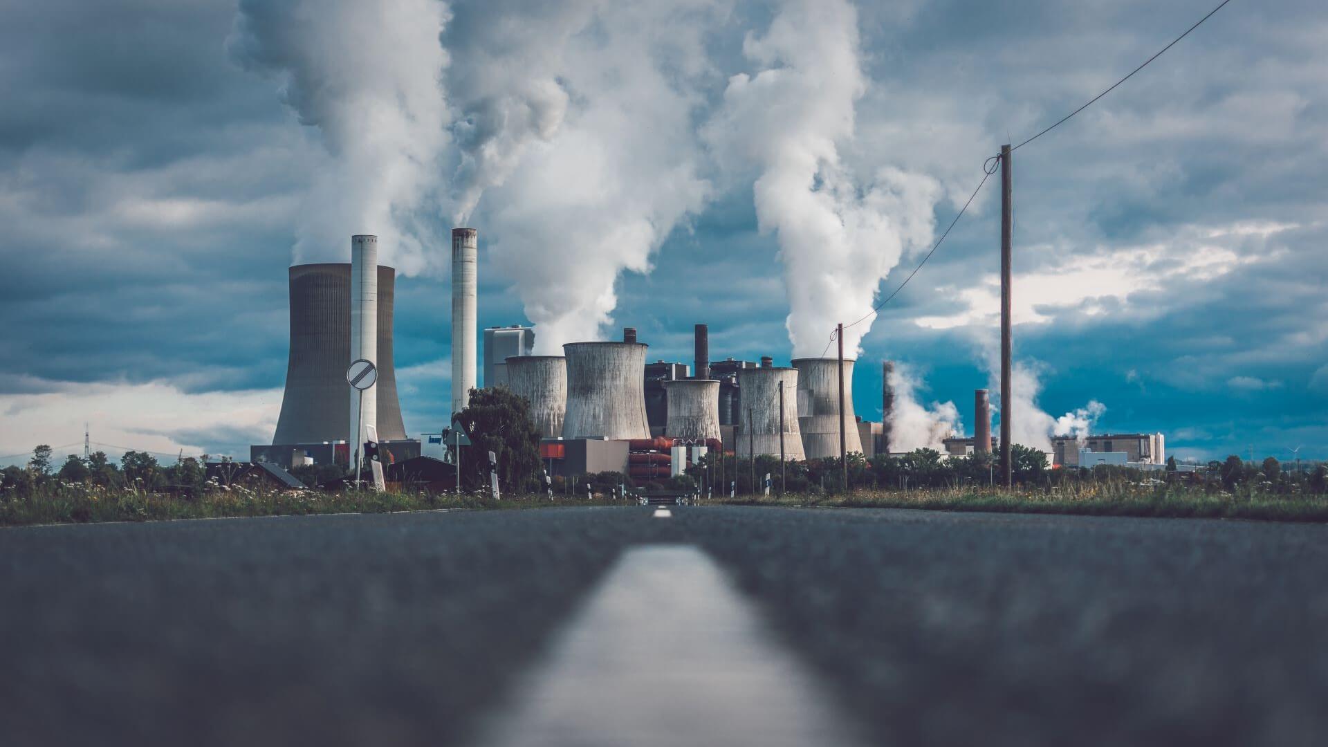 Coal fired power station in Germany