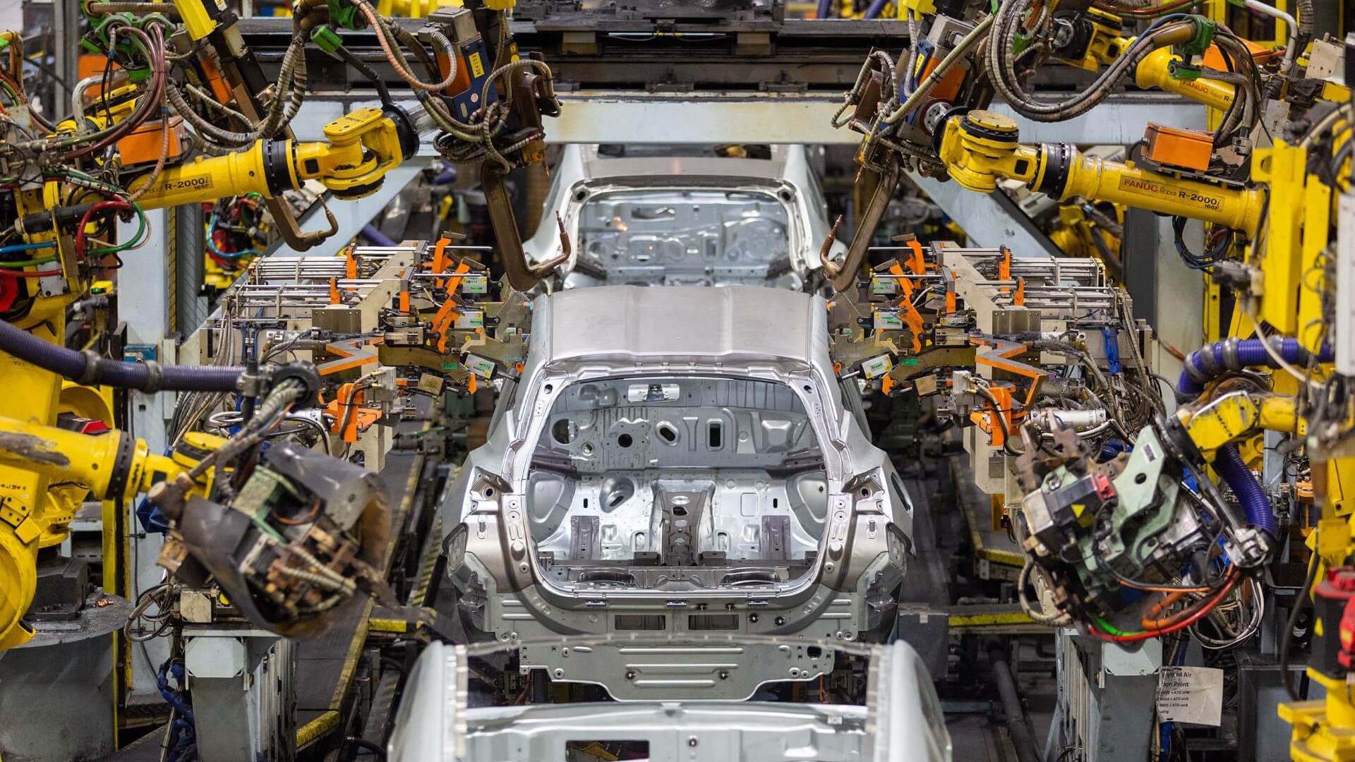 Car being built 