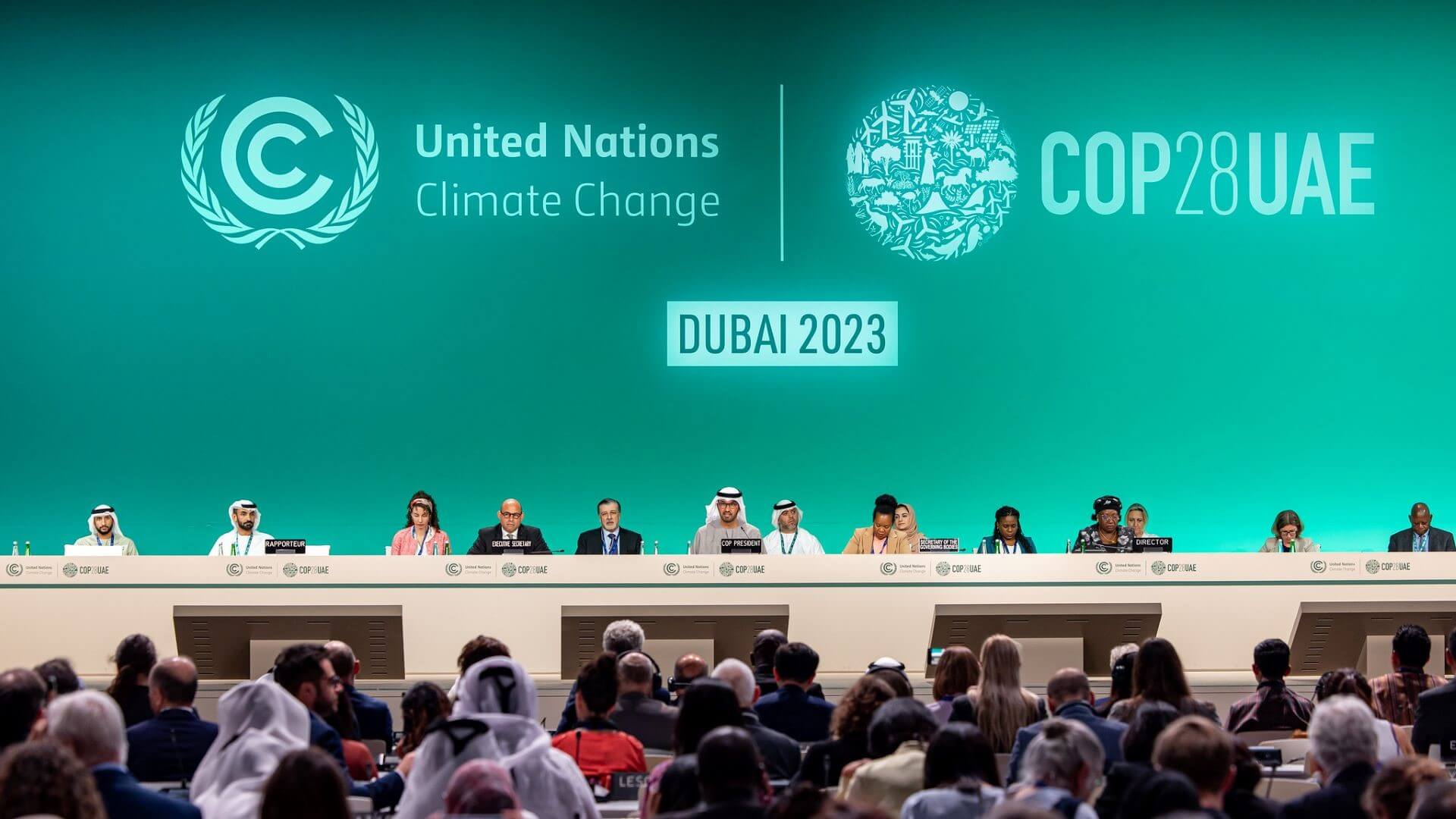 COP28 leaders during session 