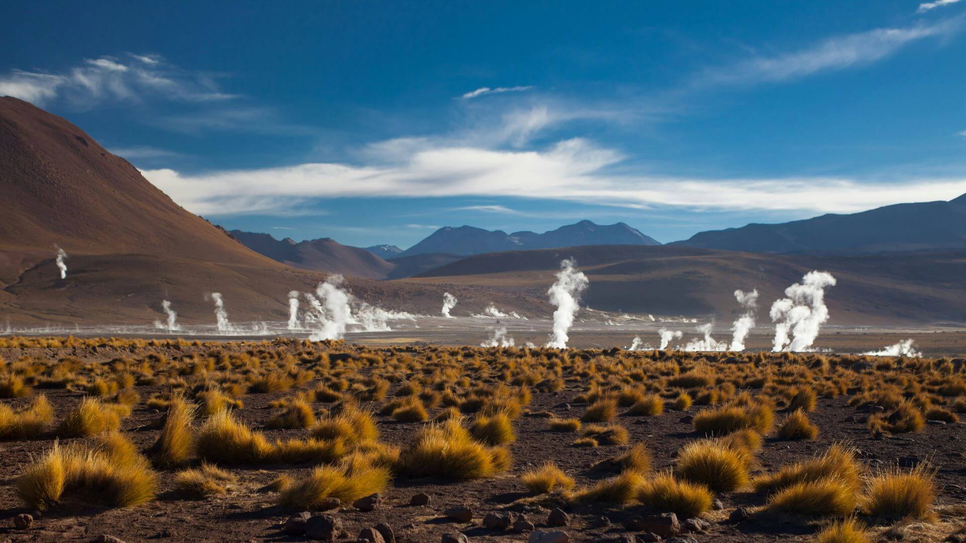 Geothermal springs in Chile