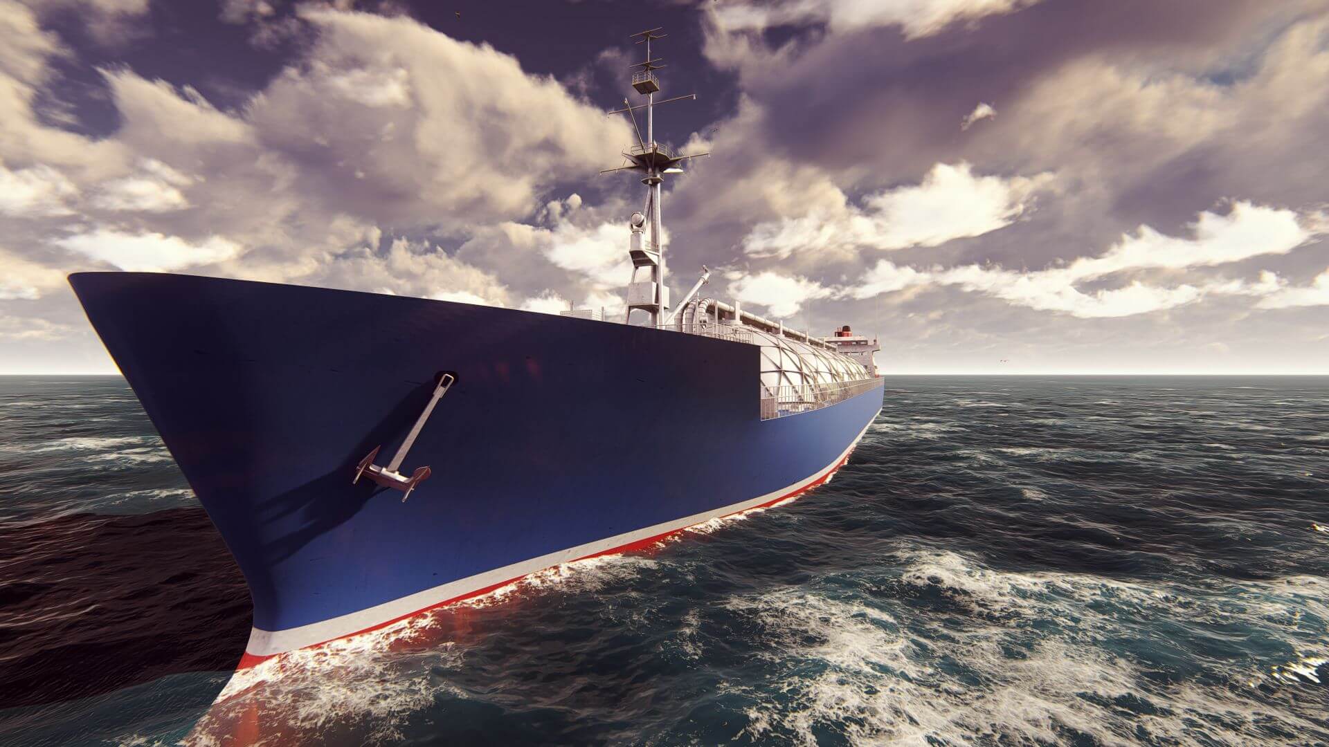 A CGI rendering of an LNG tanker (and not specifically the CSSC vessels ordered by QatarEnergy)
