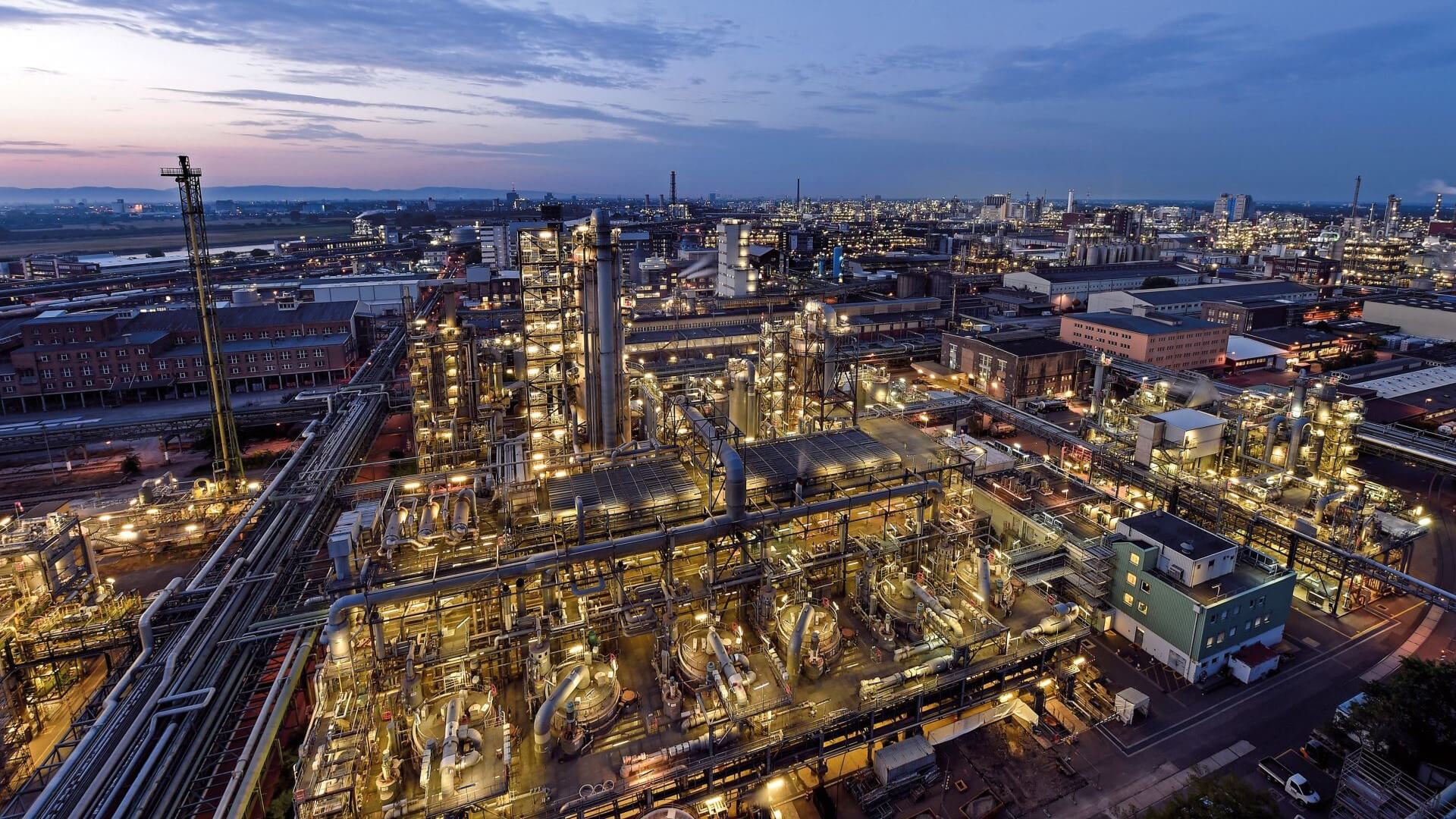 The Ludwigshafen chemicals production facility 