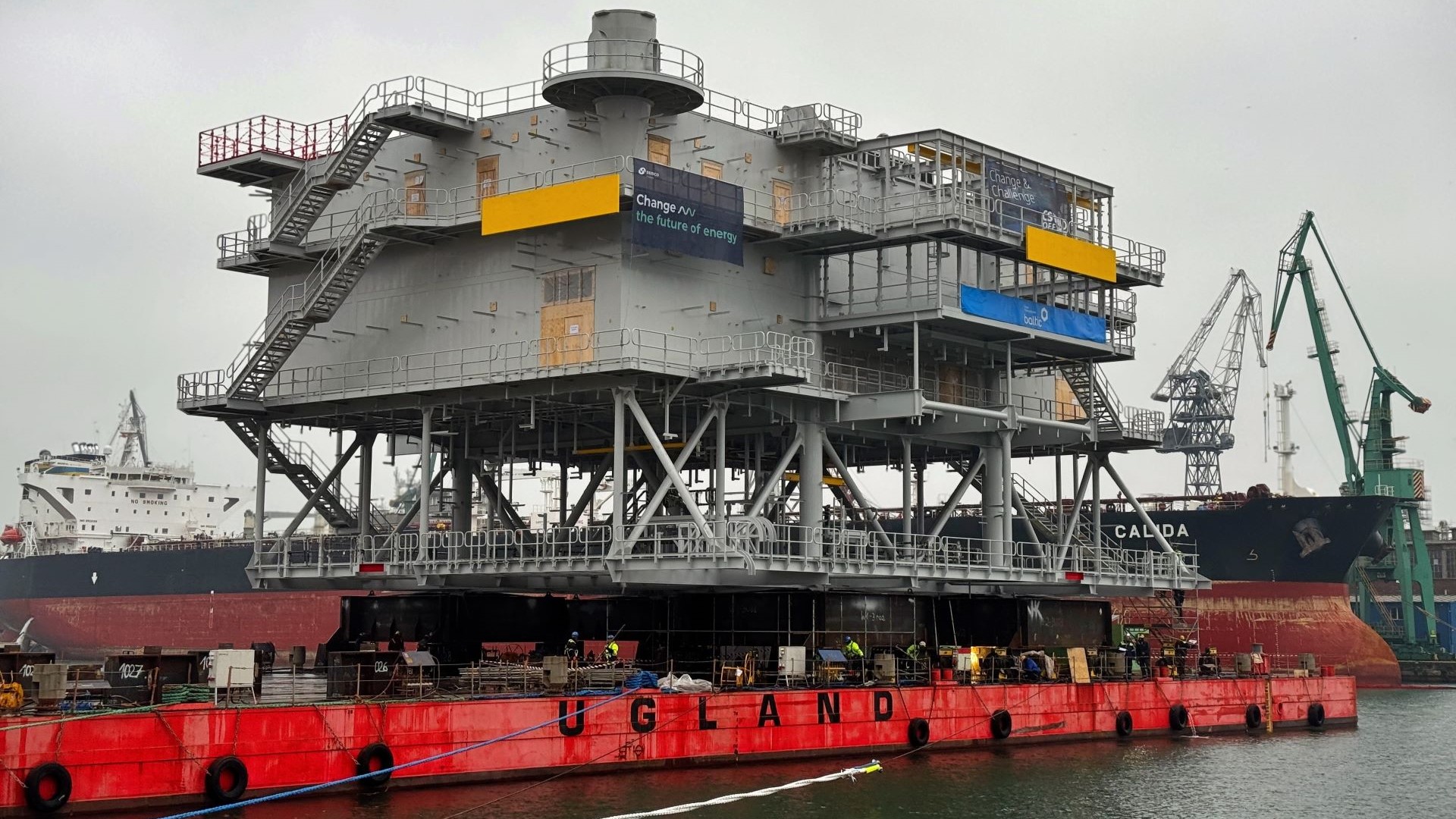 One of the substations dockside