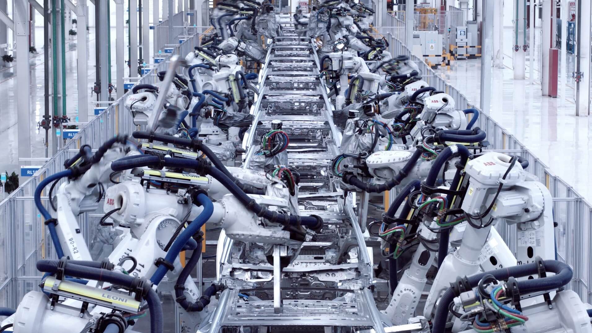 EV factory production line