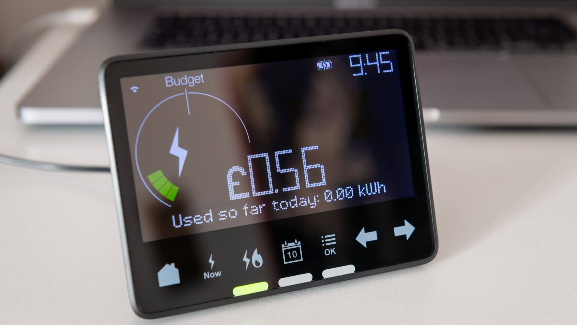 Close up of smart meter unit
