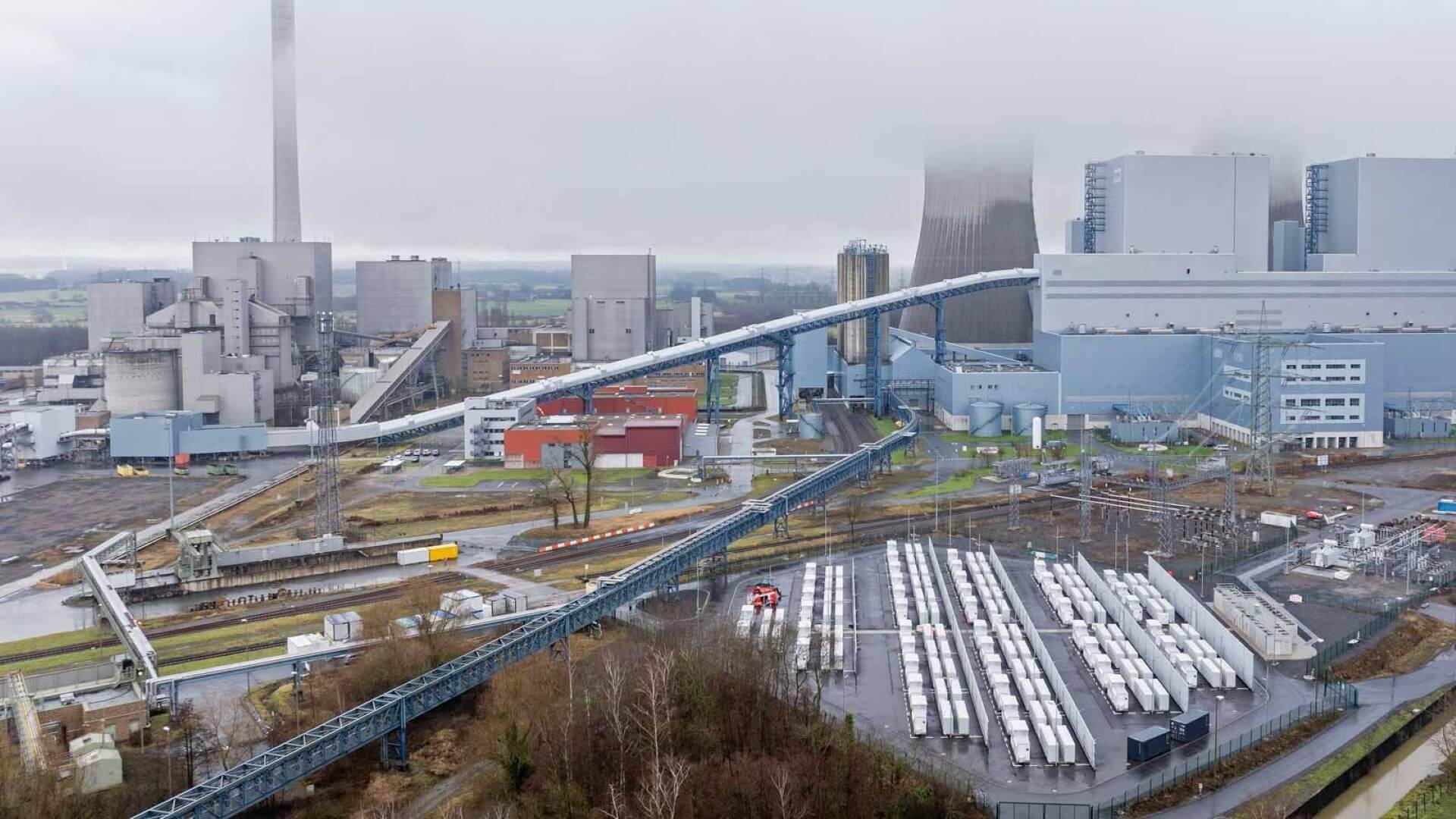 Exterior view of RWE’s Hamm and Neurath sites