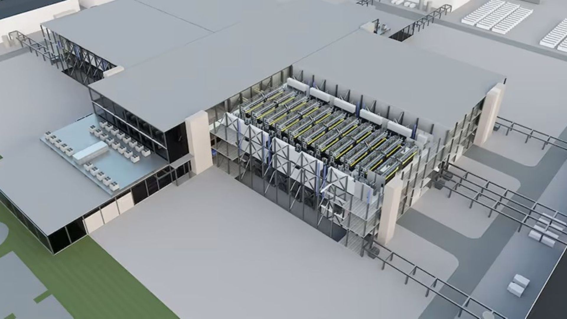 Computer rendering of AI Factory data centre