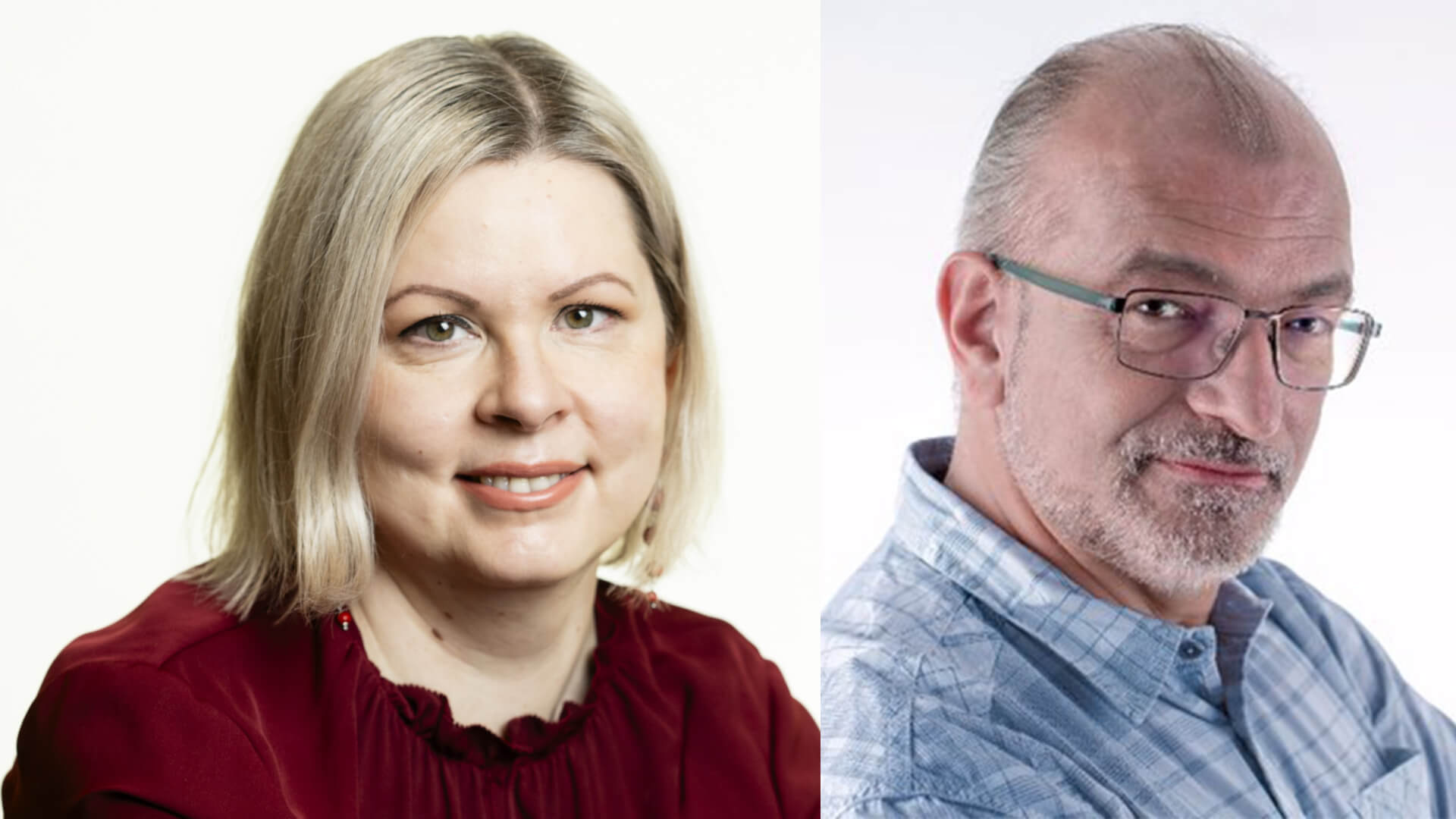 Head and shoulder photos of the authors, set side by side