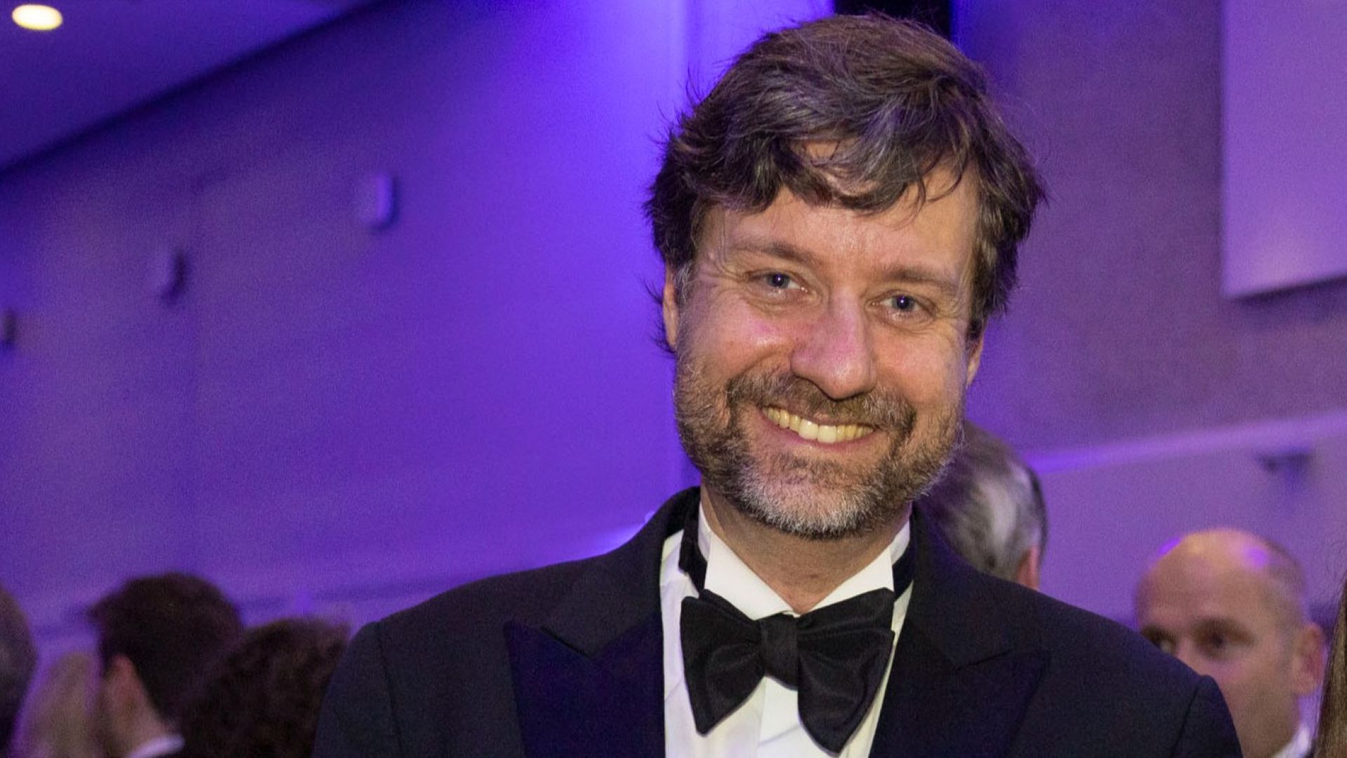 Head and shoulders photo of Will Dalrymple in black tie dinner suit with bow tie