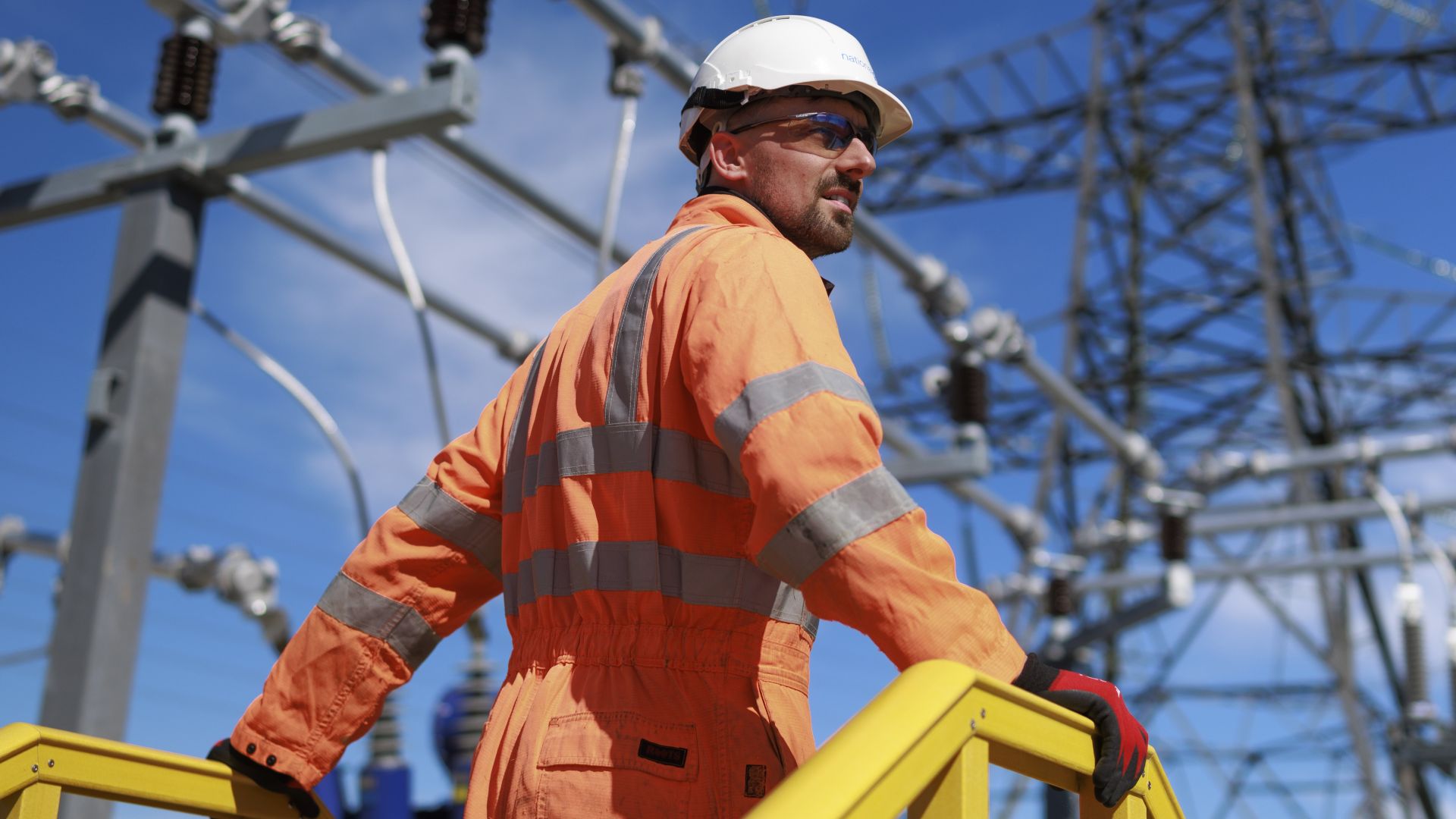 Engineer at electricity substation
